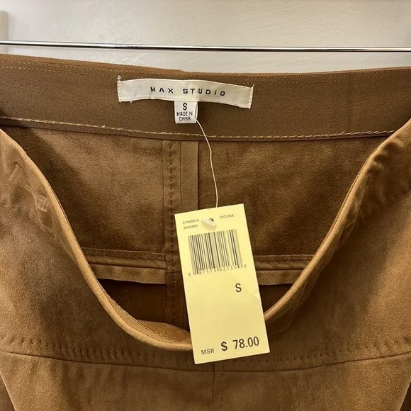 Max Studio Tan Mini Skirt - Picture 3 of 3